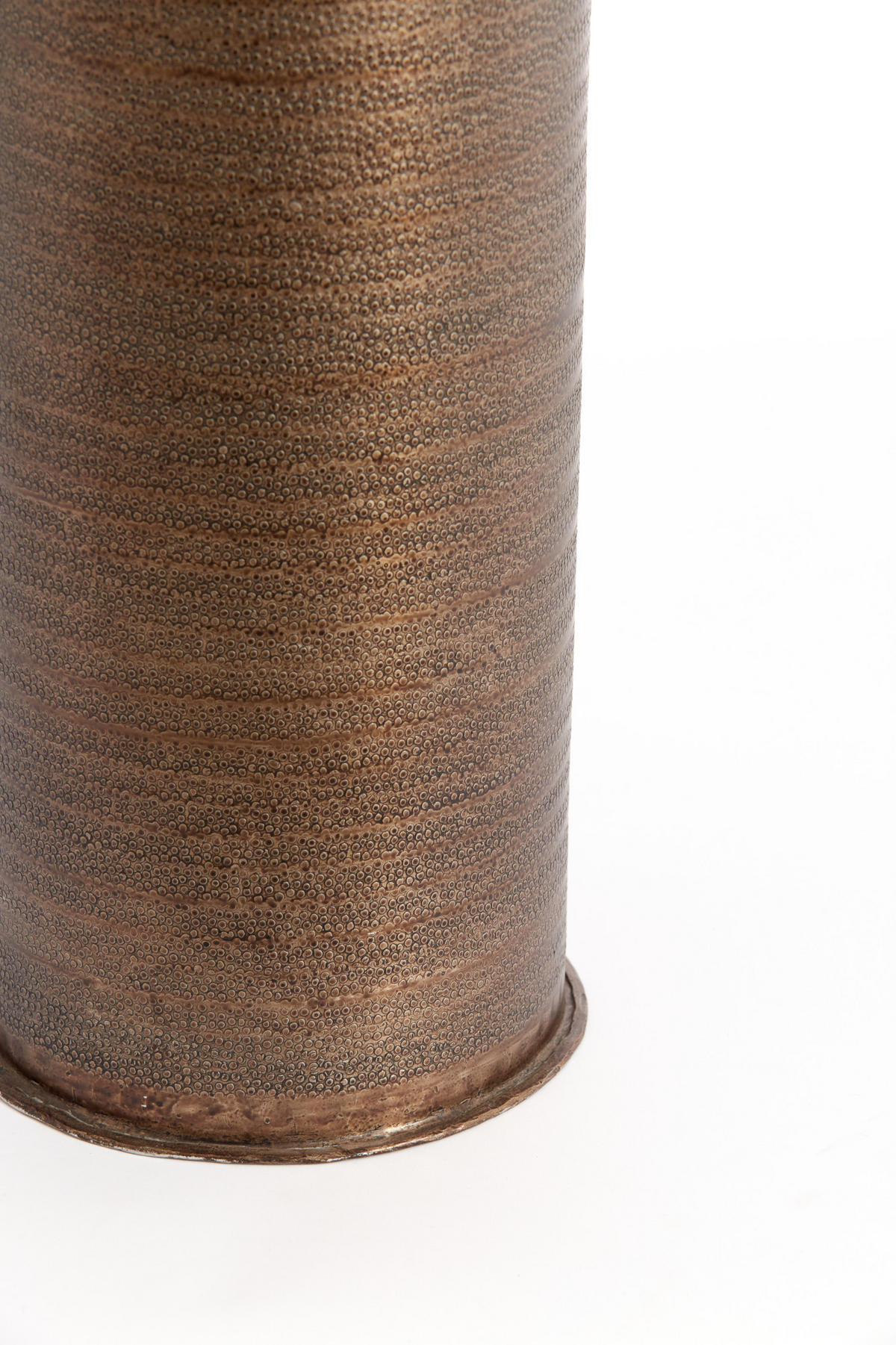 VASE Lisboa Braun Ø20/107 cm - Braun, Metall (107cm) - Light & Living
