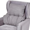 RÜCKENKISSEN grau 68/58 cm – Stützkissen für Sessel, Baumwolle - Grau, Textil (68/15cm) - Homescapes