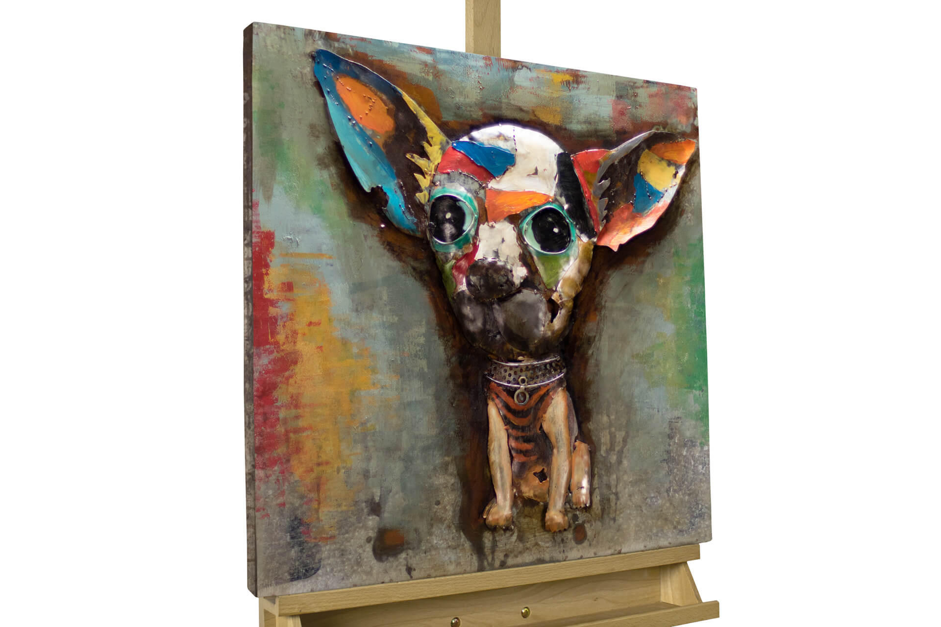 KUNSTLOFT KOVOVÝ OBRAZ MEXIČAN, 60/60 CM