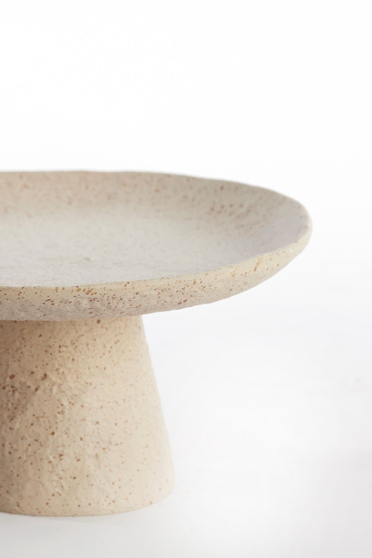 SCHÜSSEL Ota Braun Ø24,5/12 cm - Beige, Metall (24.5/12cm) - Light & Living