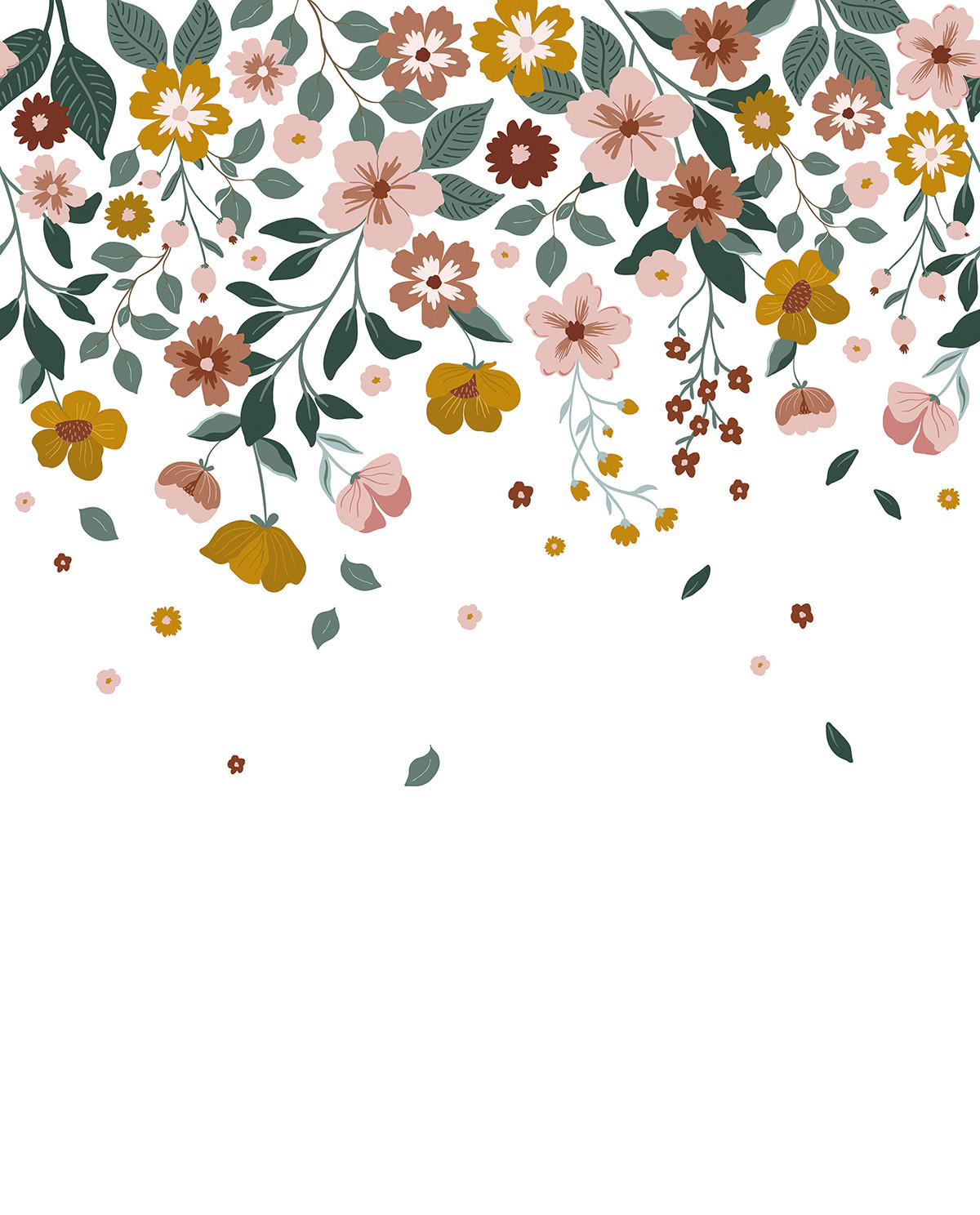 VLIESTAPETE Capucine , Delikatesse 2m x 2.48m Mehrfarbig - Multicolor, Papier (248/200cm) - Lilipinso