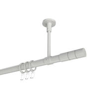 GARDINENSTANGEN-SET Sonette Elanto 100 cm, 1-läufig, 20 mm Ø Weiß - Weiß, Metall (100cm) - INTERDECO