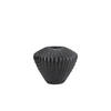 VASE Cacti Schwarz 55/55/45 cm - Schwarz, Kunststoff (45cm) - Light & Living