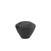 VASE Cacti Schwarz 55/55/45 cm - Schwarz, Kunststoff (45cm) - Light & Living