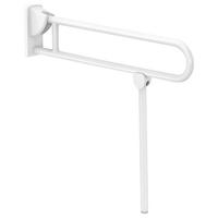 STÜTZKLAPPGRIFF mit Fuß Ø32 L850 mm Nylon weiß - Weiß, Metall (34/13/90cm) - Delabie
