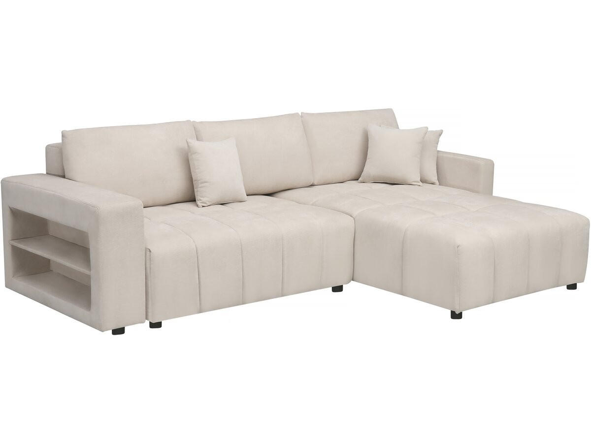ECKSOFA trocadero beige - Creme, Textil (178/264cm) - Habitat Garten