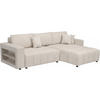 ECKSOFA trocadero beige - Creme, Textil (178/264cm) - Habitat Garten