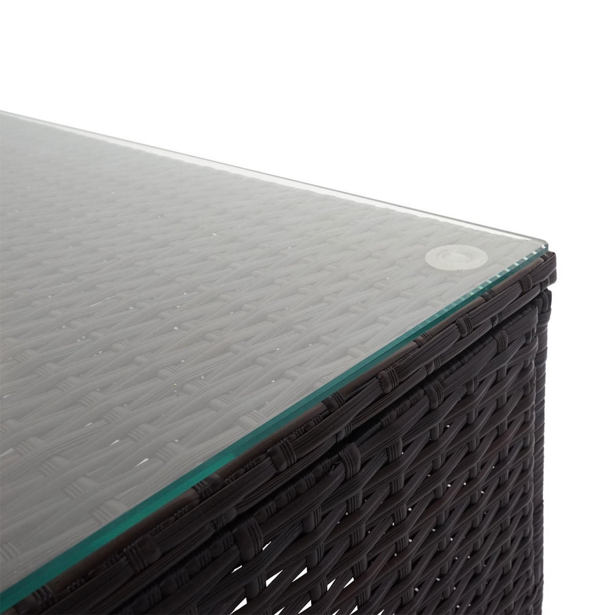 GARTENSET Braun Kissen Dunkelgrau mit Dekokissen - Braun, Metall - PROREGAL