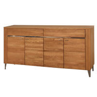 SIDEBOARD Latina Honig Eiche 180 / 42 / 91cm - Honigeiche/Braun, Holz/Metall (180/91/42cm) - Feldmann-Wohnen