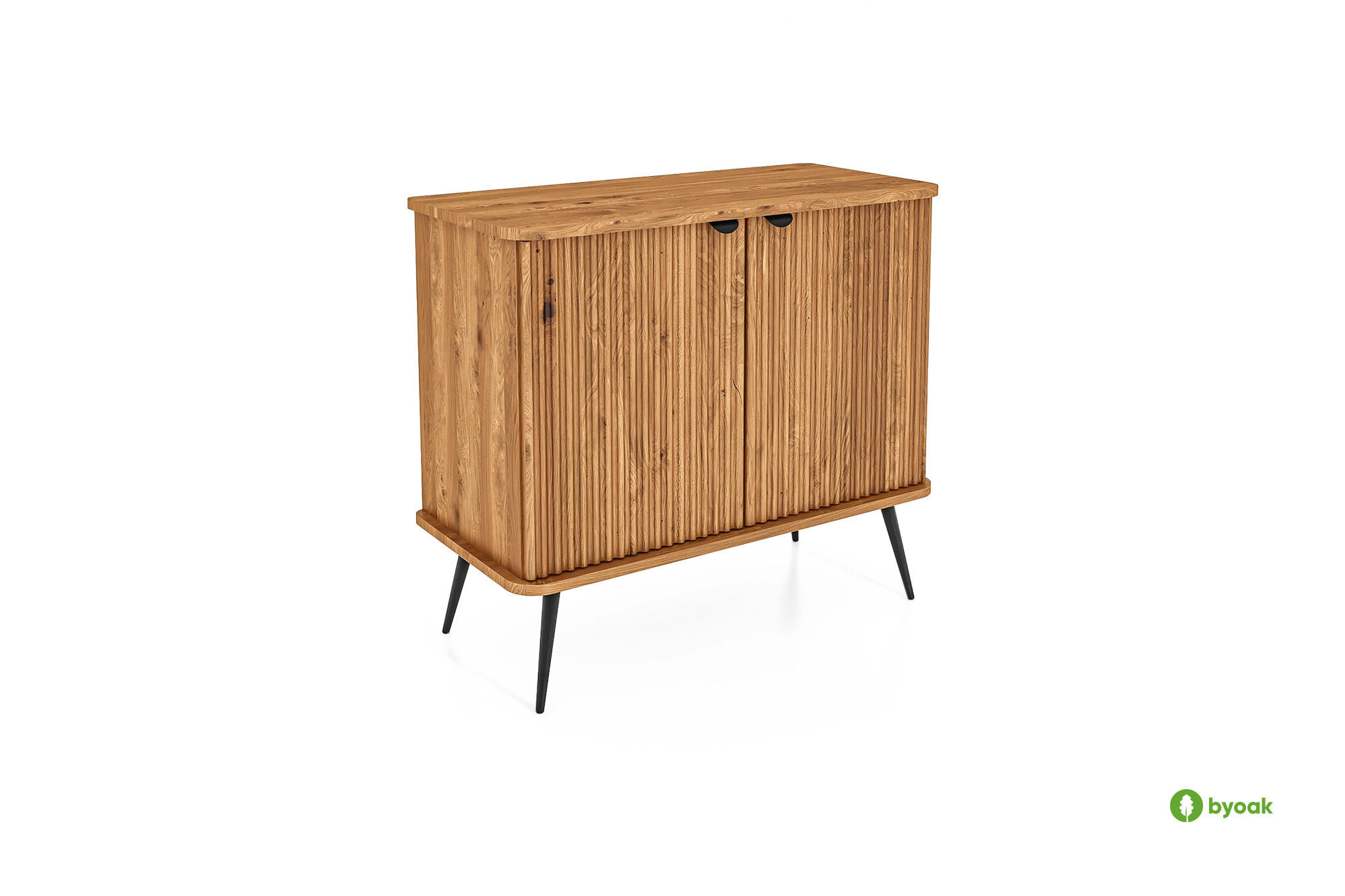KOMMODE LINA - Wildeiche, Holz (97/87/46cm) - byoak