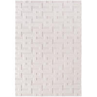 TEPPICH In-/Outdoor Kurzflor 3D-Wellenoptik Polypropylen Balkon Creme Rechteckig 140x200 - Creme, Textil (140/200cm) - KADIMA DESIGN