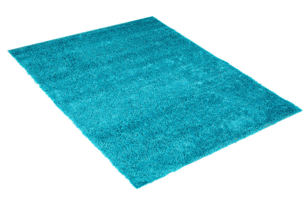TEPPICH TURQUOISE türkis 200/300 cm - Türkis, Kunststoff (200/300cm) - Tapiso