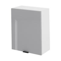 HÄNGESCHRANK – 60 cm – KU-W60 – Lunara – Grau Hochglanz - Grau, Holzwerkstoff (60/72/30cm) - hi-markt