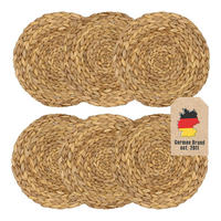 PLATZSET Untersetzer 30 cm - Naturfarben, Naturmaterialen (30/30/13cm) - Intirilife