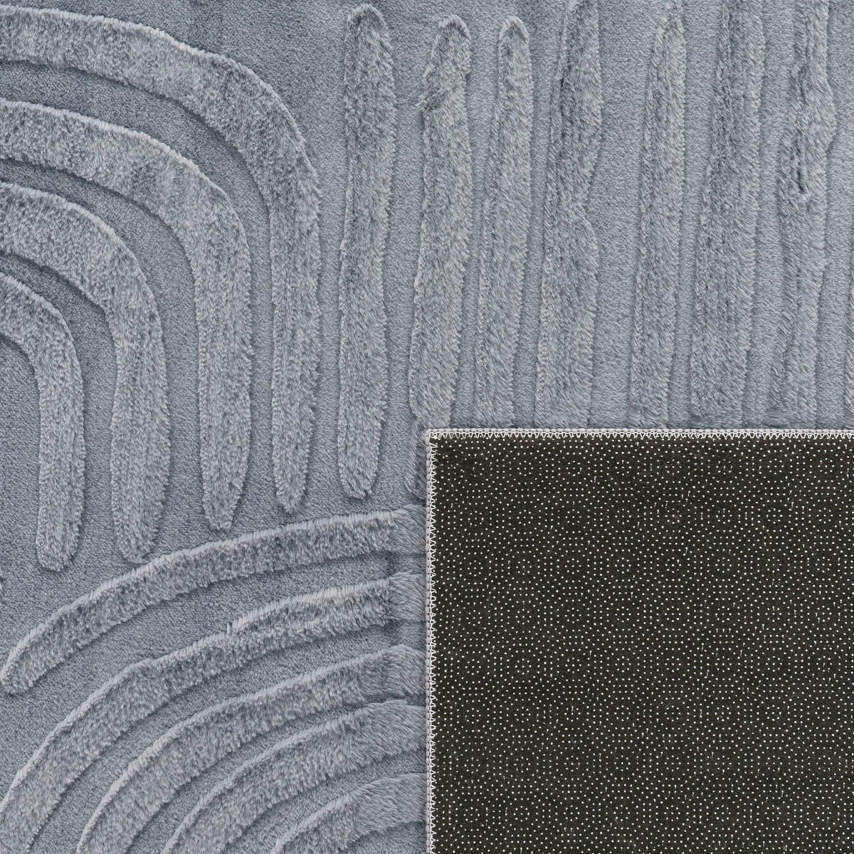 KURZFLORTEPPICH 160/220 cm Lelystad 527 - Anthrazit, Textil (160/220cm) - Paco Home