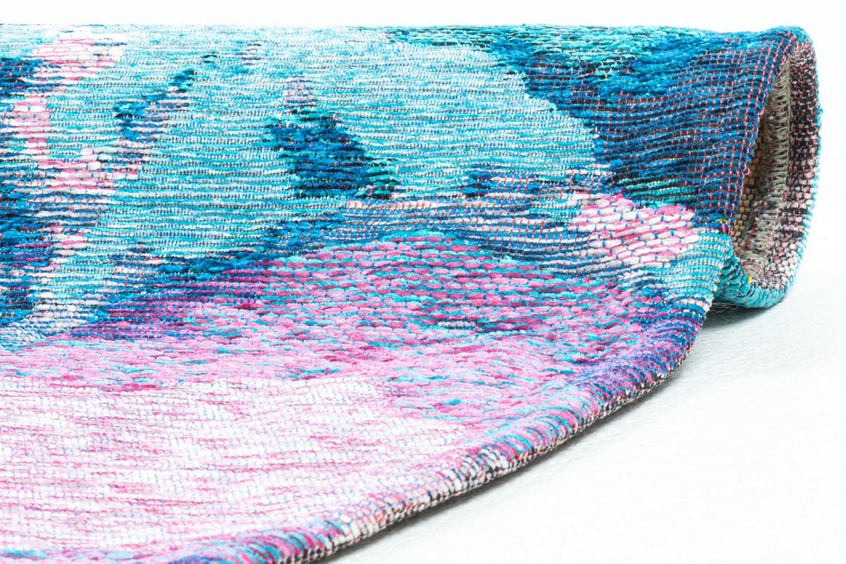 FLACHWEBTEPPICH Keitum 100x100 cm - Multicolor, Textil (100/100cm) - Sansibar SYLT