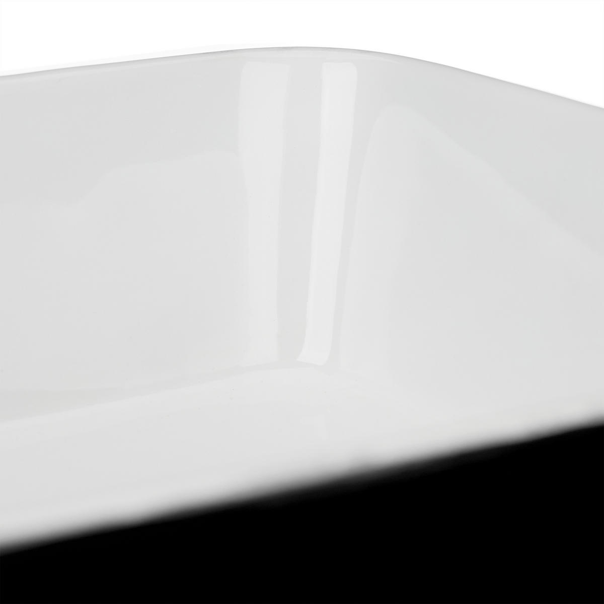 3XKERAMICKÁ forma - čierna, keramika (20/33/6cm) - Relaxdays