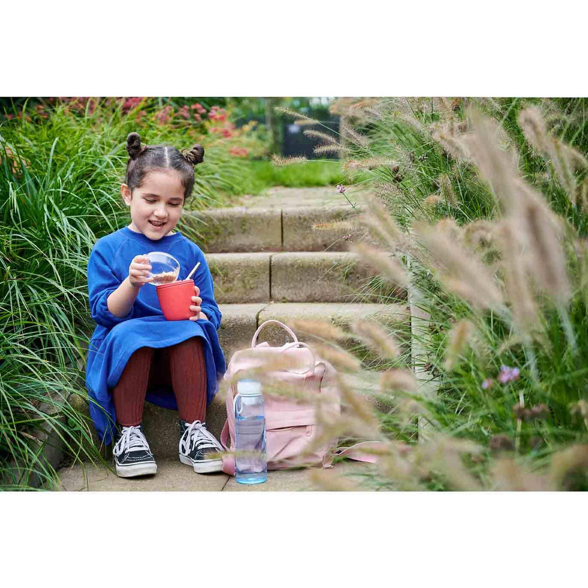 LUNCHPOT MINI Ellipse Vivid Blue ø 9,1 cm - Blau, Kunststoff (9.1/12.8/9.1cm) - Mepal