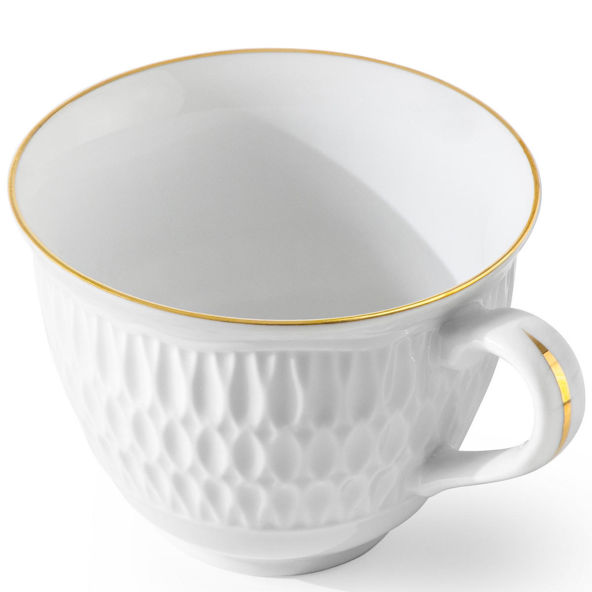 TASSEN-SET CMIELOW SOFIA 6-tlg aus Porzellan - Weiß, Keramik (0.25L) - KONSIMO®