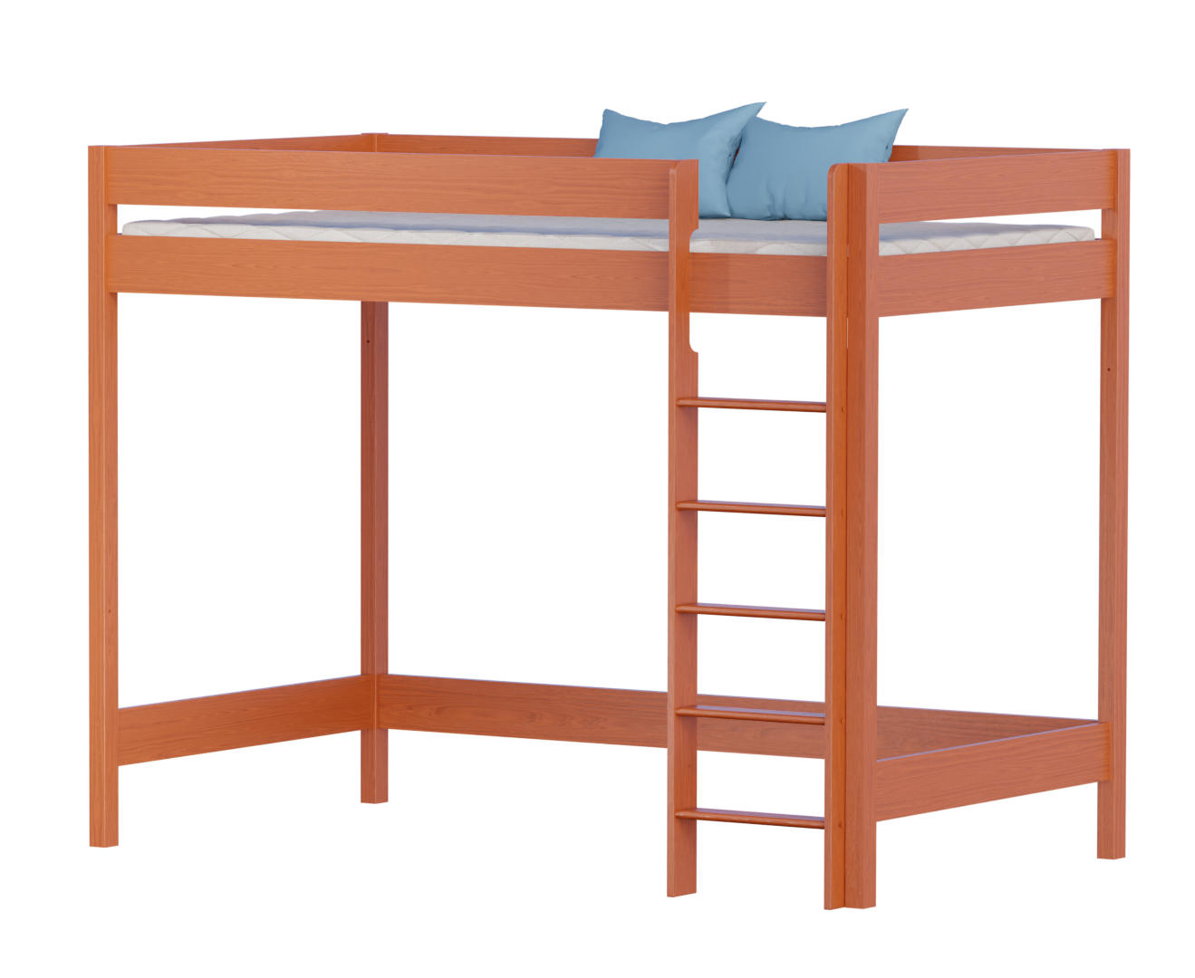 XXXLutz Hochbett Braun 90x190 cm
