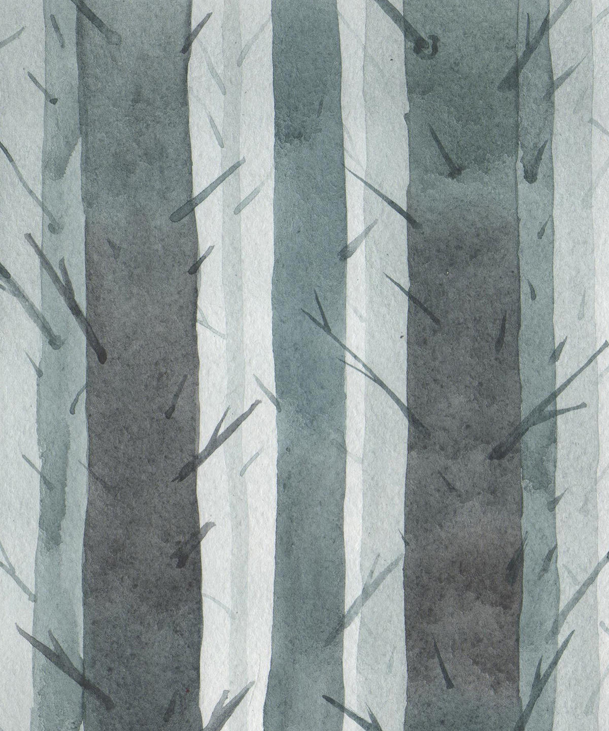 VERDUNKELUNGSROLLO 150x180 cm Bäume - Grau, Textil (150/180cm) - TULUP