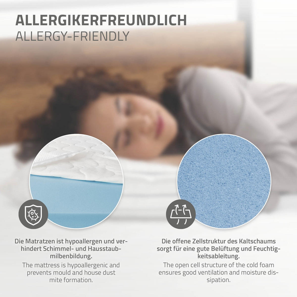 METALLBETT mit MATRATZE 200/90 cm - Braun, Metall (90/200cm) - ML-DESIGN