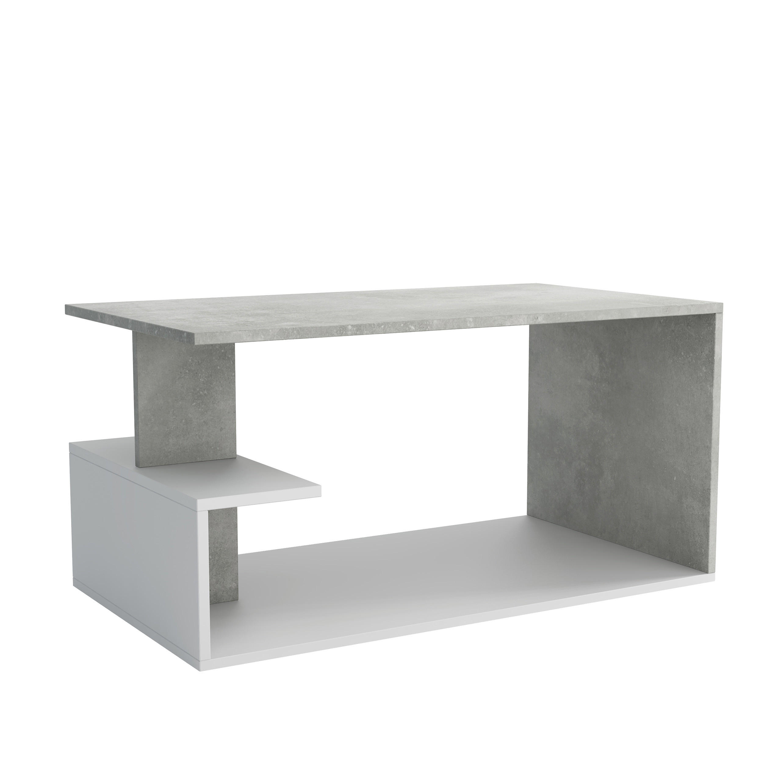 COUCHTISCH RICCARDO 90 cm Titanfarben - Titanfarben, Holzwerkstoff (46/90/50cm) - MASSENO