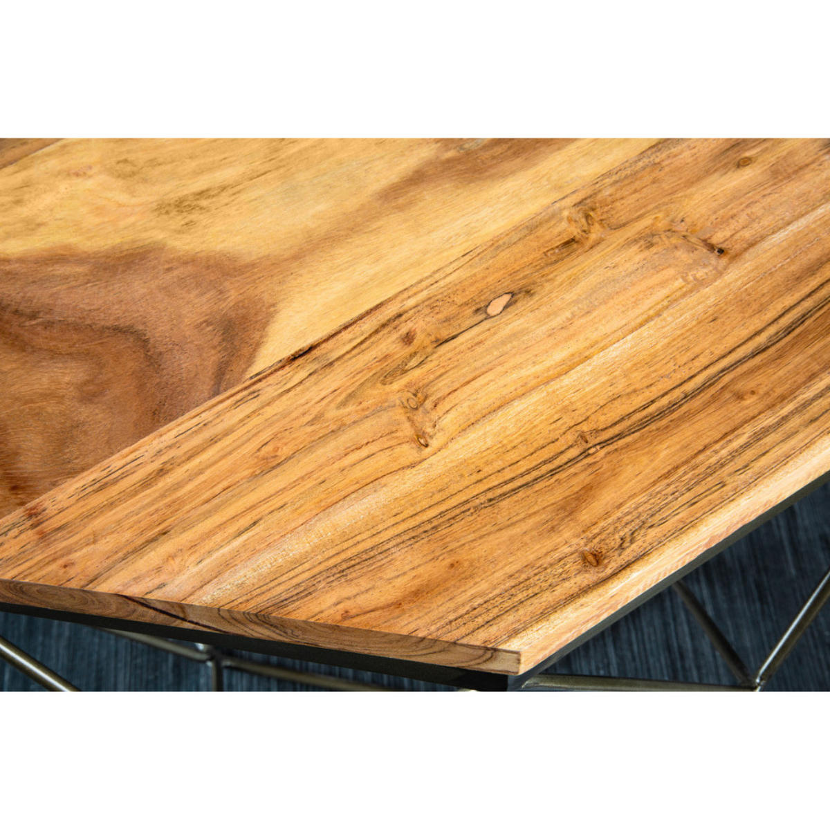 COUCHTISCH DIAMOND Mangoholz natur 70 cm - Braun, Holz (70/70/39cm) - riess-ambiente