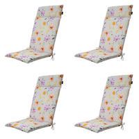 GARTENSTUHLKISSEN Florina 120/50 cm 4er-Set - Multicolor, Textil (50/8/120cm) - Madison