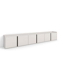 LOWBOARD, Beige, 309/35/50cm - Beige, Holzwerkstoff (309/50/35cm) - Skraut Home