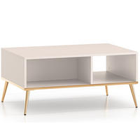 COUCHTISCH FRALIA,Creme - Creme, Holzwerkstoff (60/90/42cm) - KONSIMO®