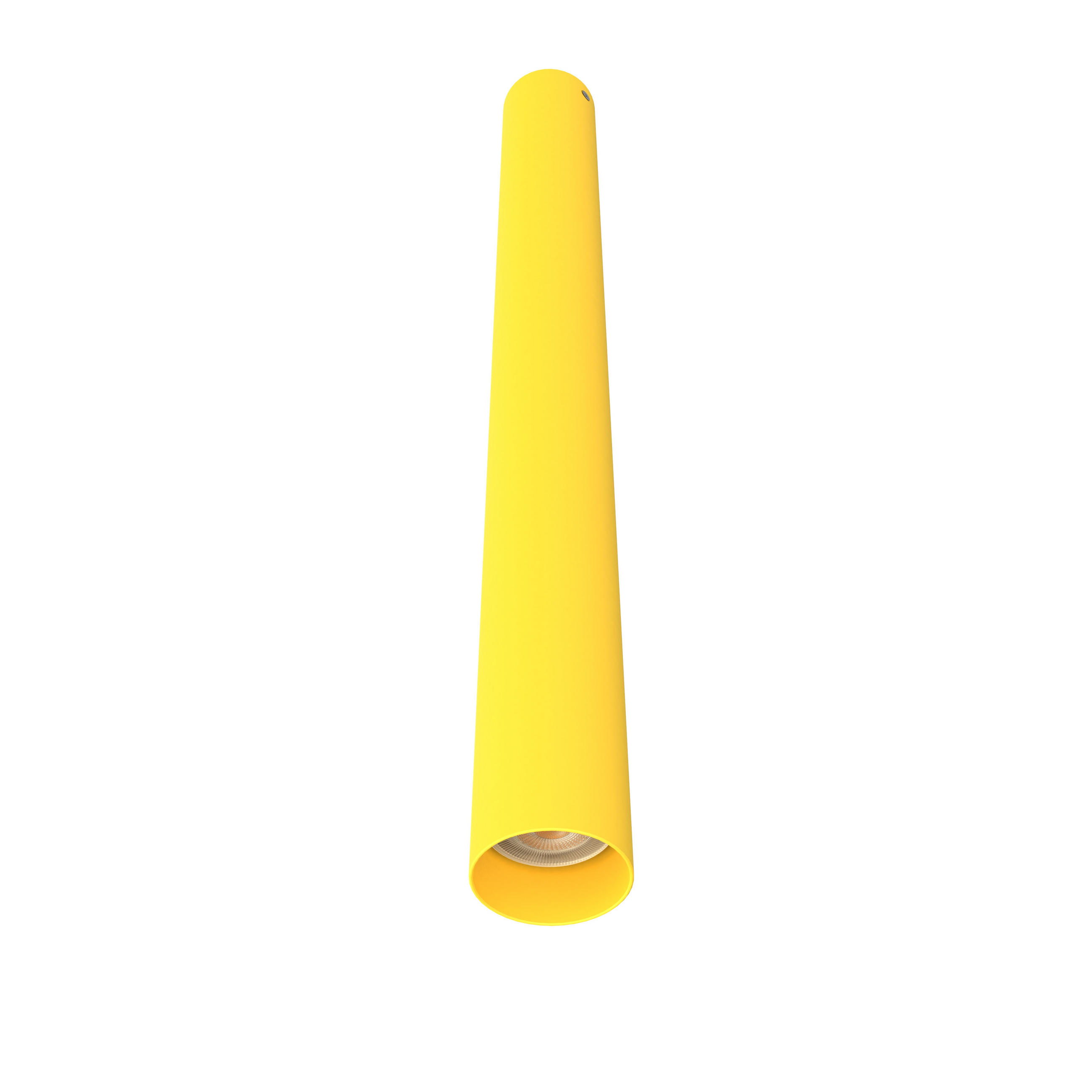 DECKENLEUCHTE Rond - Gelb, Metall (6/6/60cm) - Lumicom