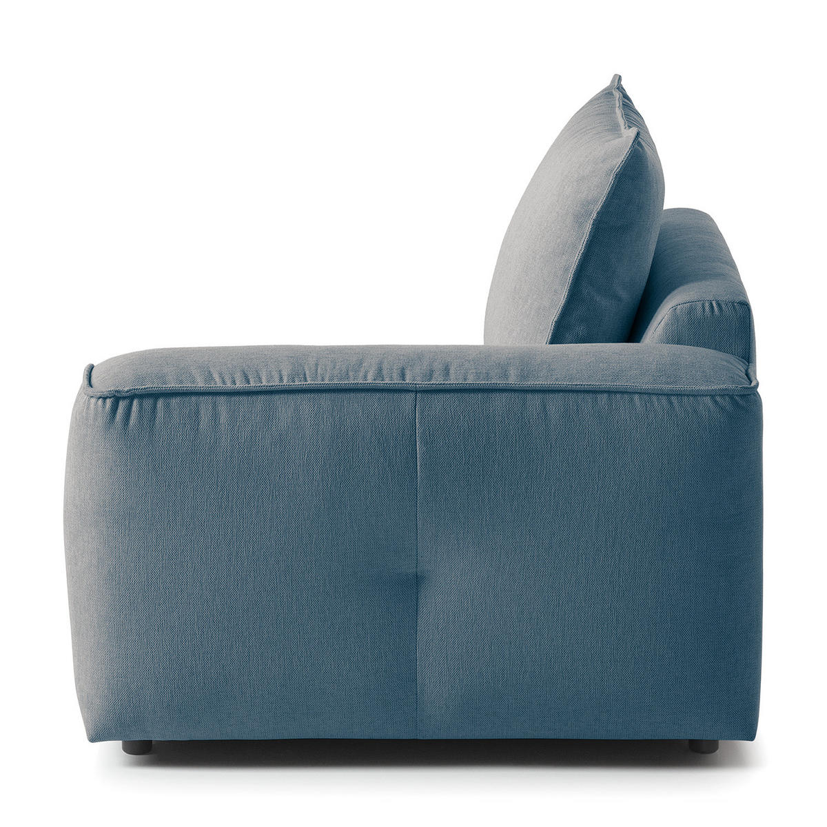 MODULSESSEL - Blau, Holz/Textil (104/82/99cm) - home24