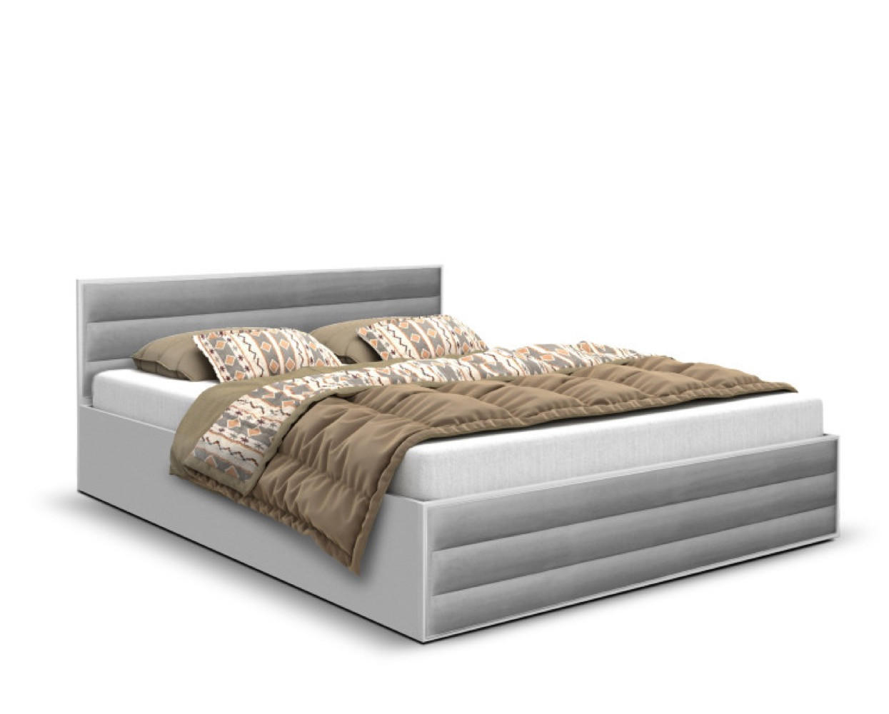 Sepro Meble Bett Grau 120x200 cm