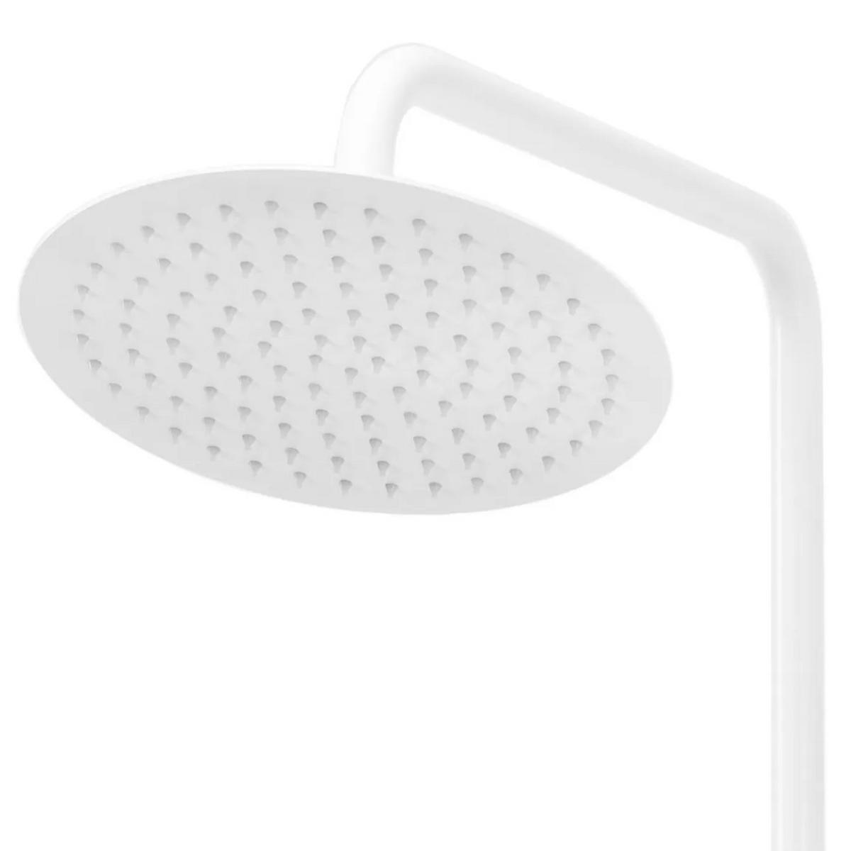 THERMOSTAT Duschset Rea Lungo White Matt Matt - Weiß, Metall (26.5/117/45cm) - REA