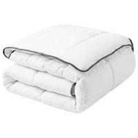PŘIKRÝVKA Mikrofaser Středně teplá 135/200 cm Howerla - bílá, textil (200/135cm) - Beliani