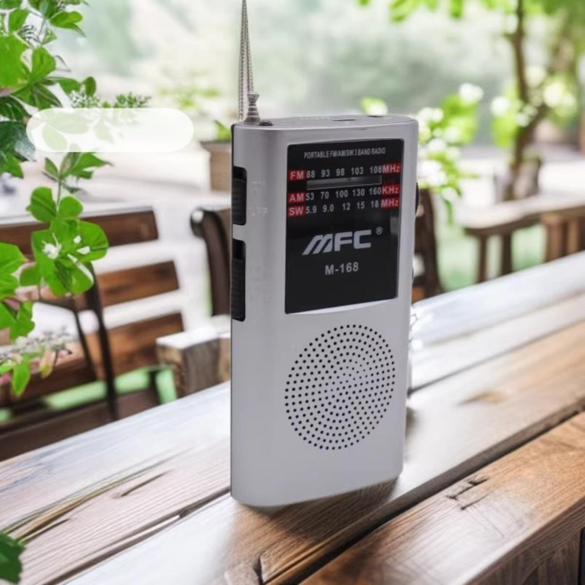 RADIO EMERGENCY AM/FM/SW-Dreibandradio - Grau, Kunststoff (6.8/2.7/13.3cm) - Authentics