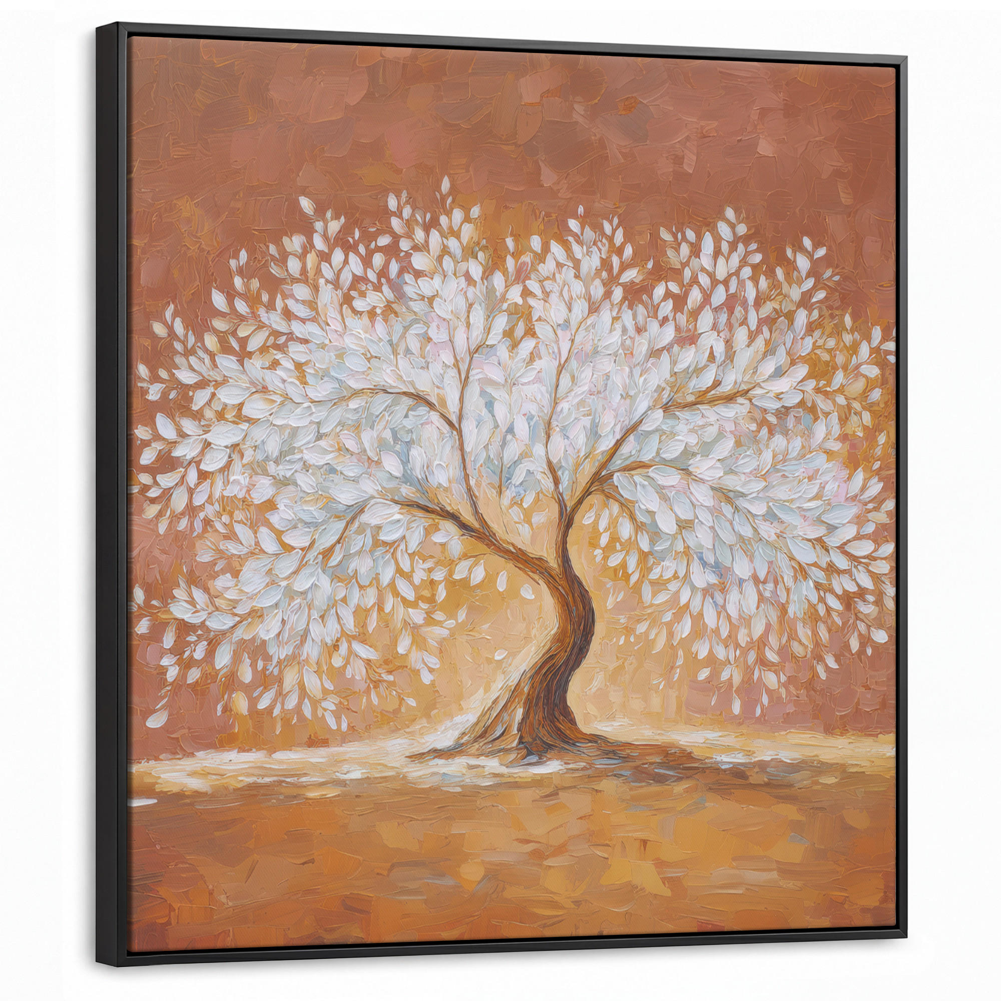 MuchoWow Leinwand Braun 90x90 cm