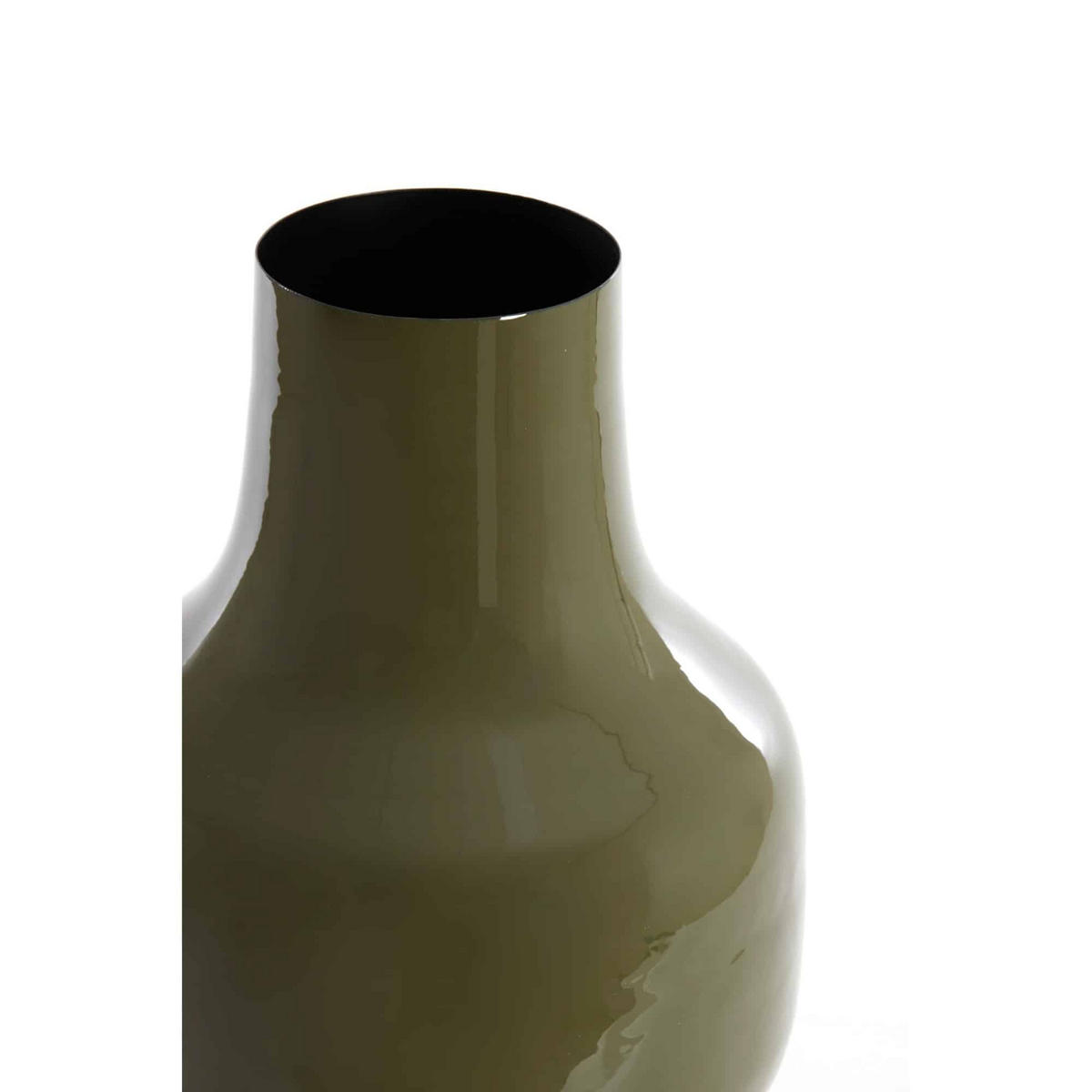 VASE Sindo Grün 27/27/49 cm - Grün, Metall (49cm) - Light & Living