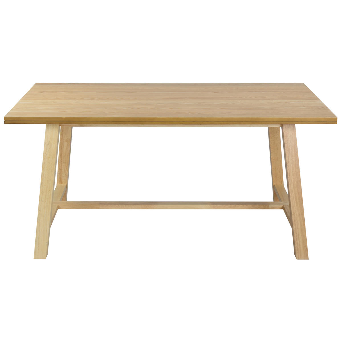 ESSTISCH 160/90 cm Helles Holz Barnes - Hellbraun, Holzwerkstoff (160/90/76cm) - Beliani