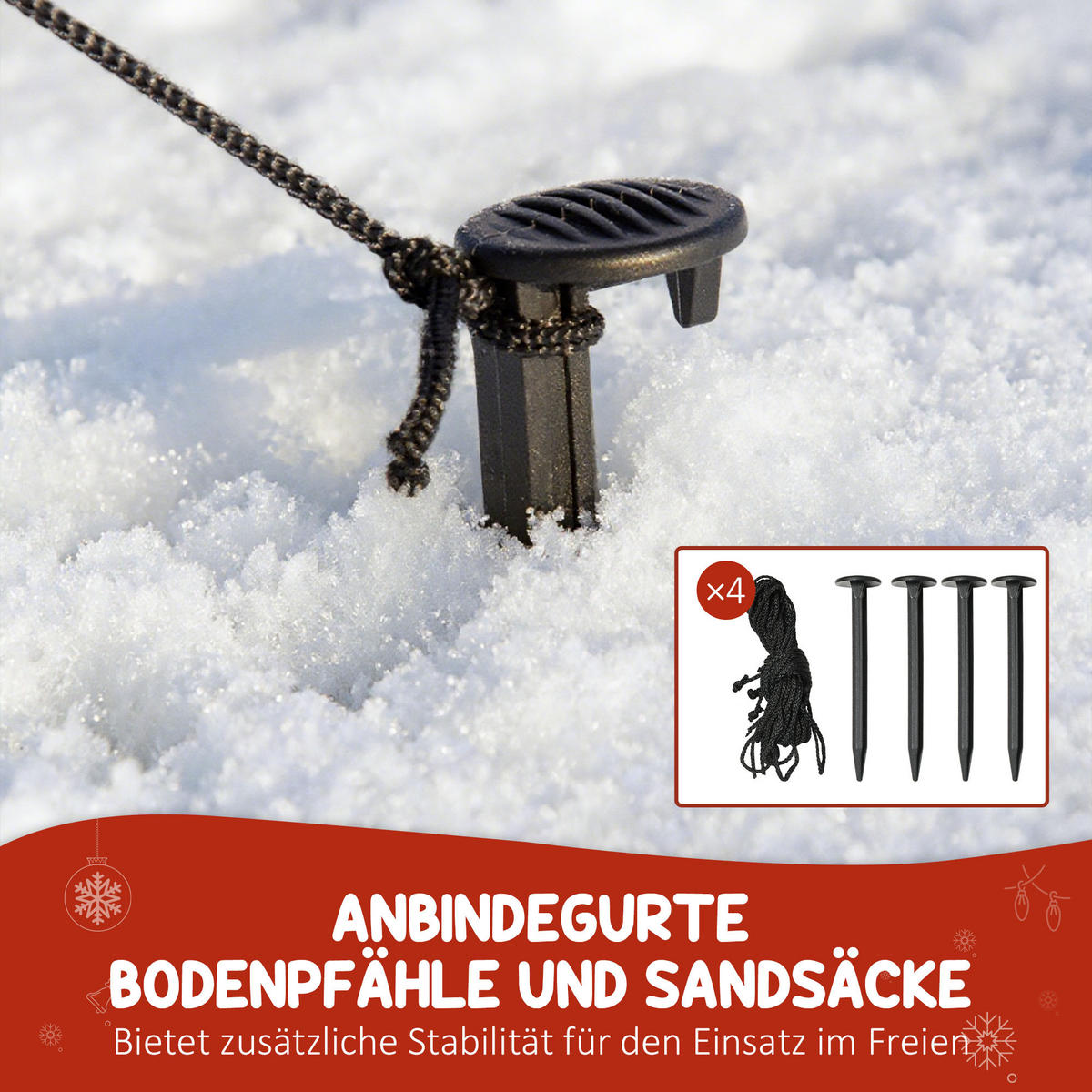 WEIHNACHTSMANN Rot 80.0/67.0/213.0cm - Rot, Textil (67/213/80cm)