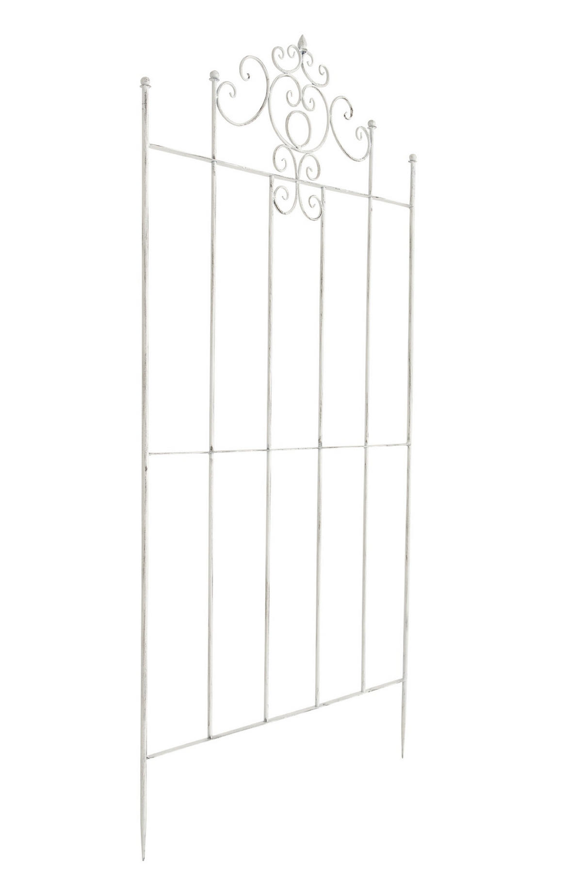 RANKGITTER Paul antik weiß - Weiß, Metall (85.5/170/2cm) - TPFGarden