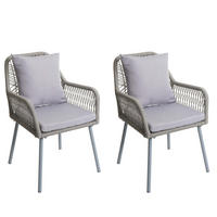 GARTENSTUHL Grau - Grau, Textil (54/81/62cm) - MCW