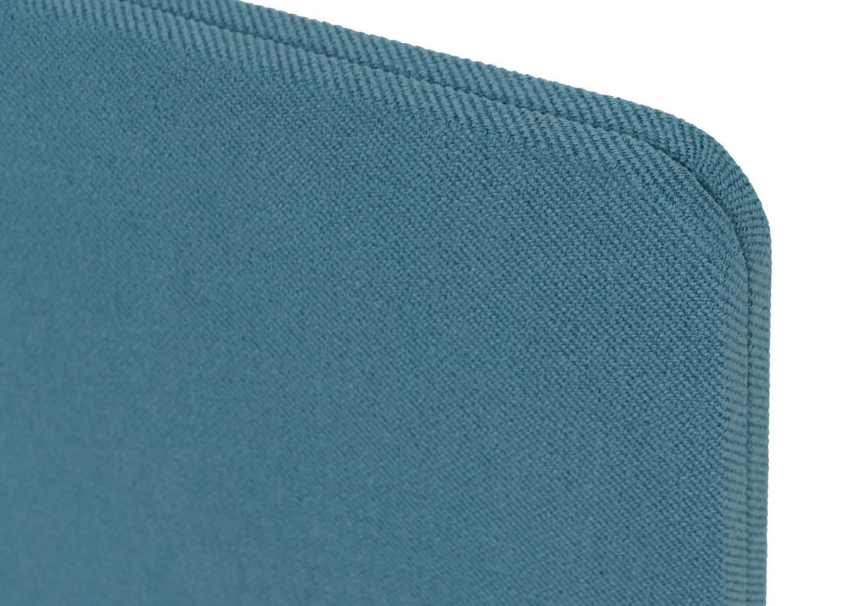 AKUSTICKÁ STOLNÍ PŘÍČKA Tyrkysová - tyrkysová, textil (75/60/2cm) - MCW