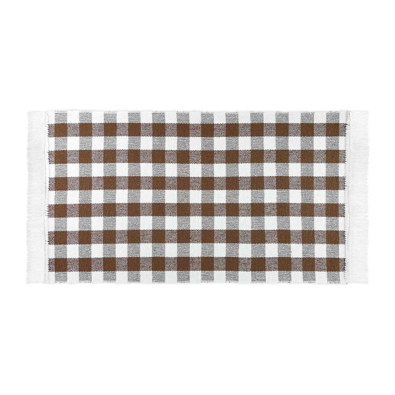 WohnDirect Küchenteppich Braun 50x100 cm