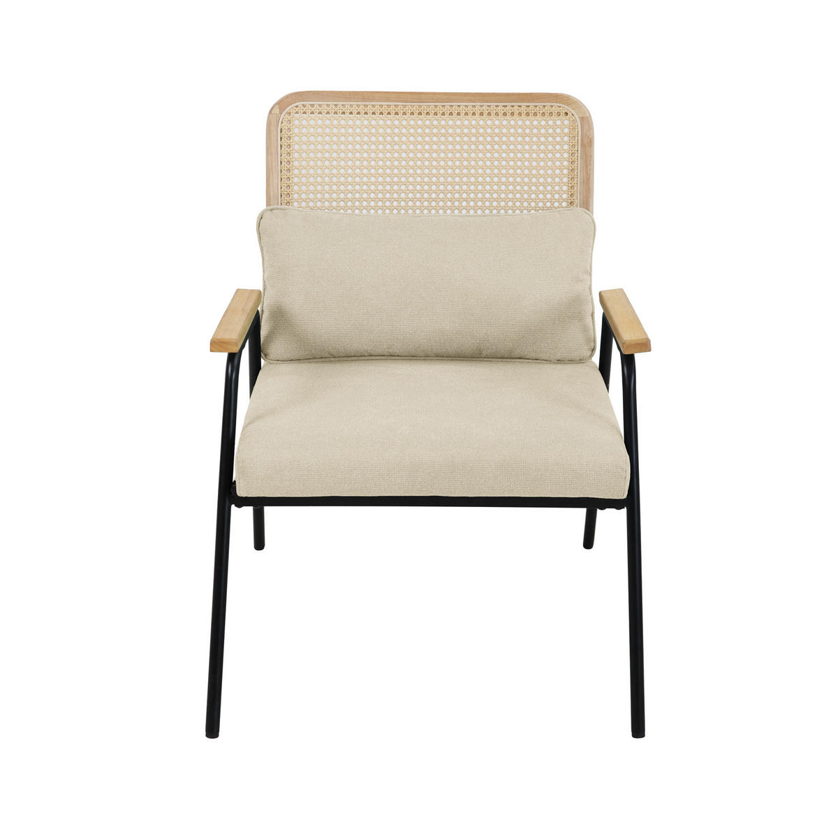 LOUNGESESSEL Thea - Beige, Holz (62/83/66cm) - SVITA