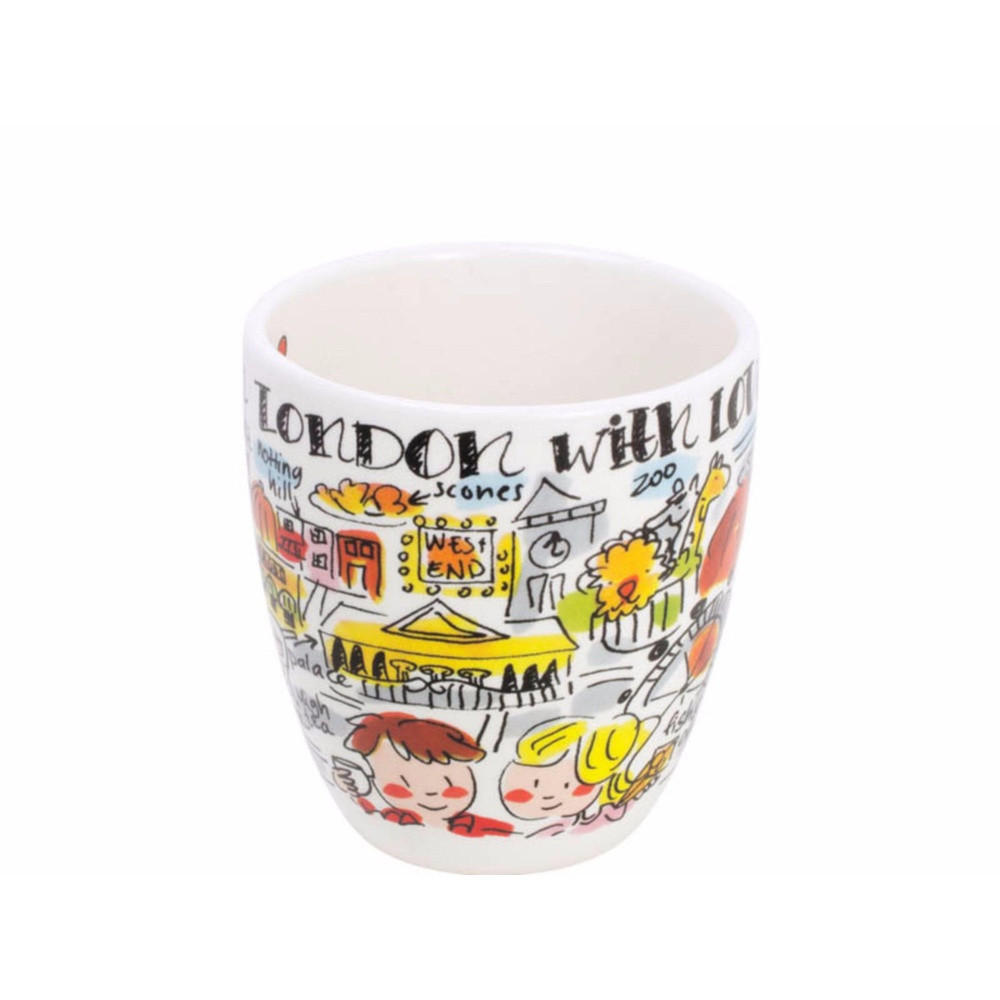 MINI-BECHER London in Bunt - 200 ml - Multicolor, Keramik (0.2L) - Blond Amsterdam
