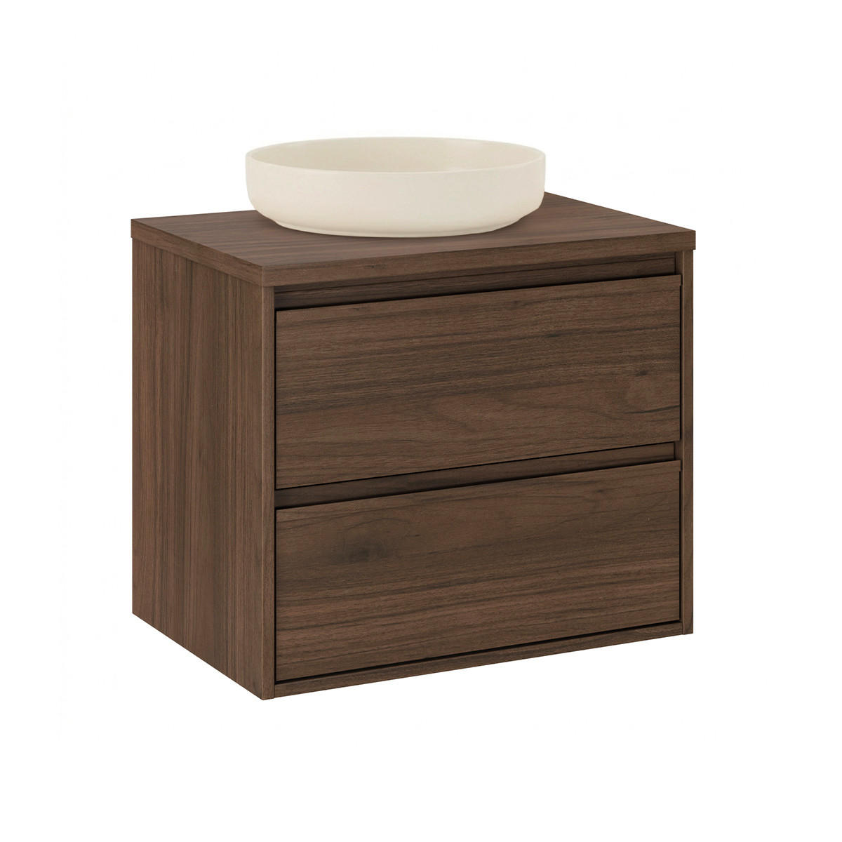 WASCHTISCH 60cm Edmé Holz - Braun, Holzwerkstoff (60/52.2/46cm) - Petits-meubles