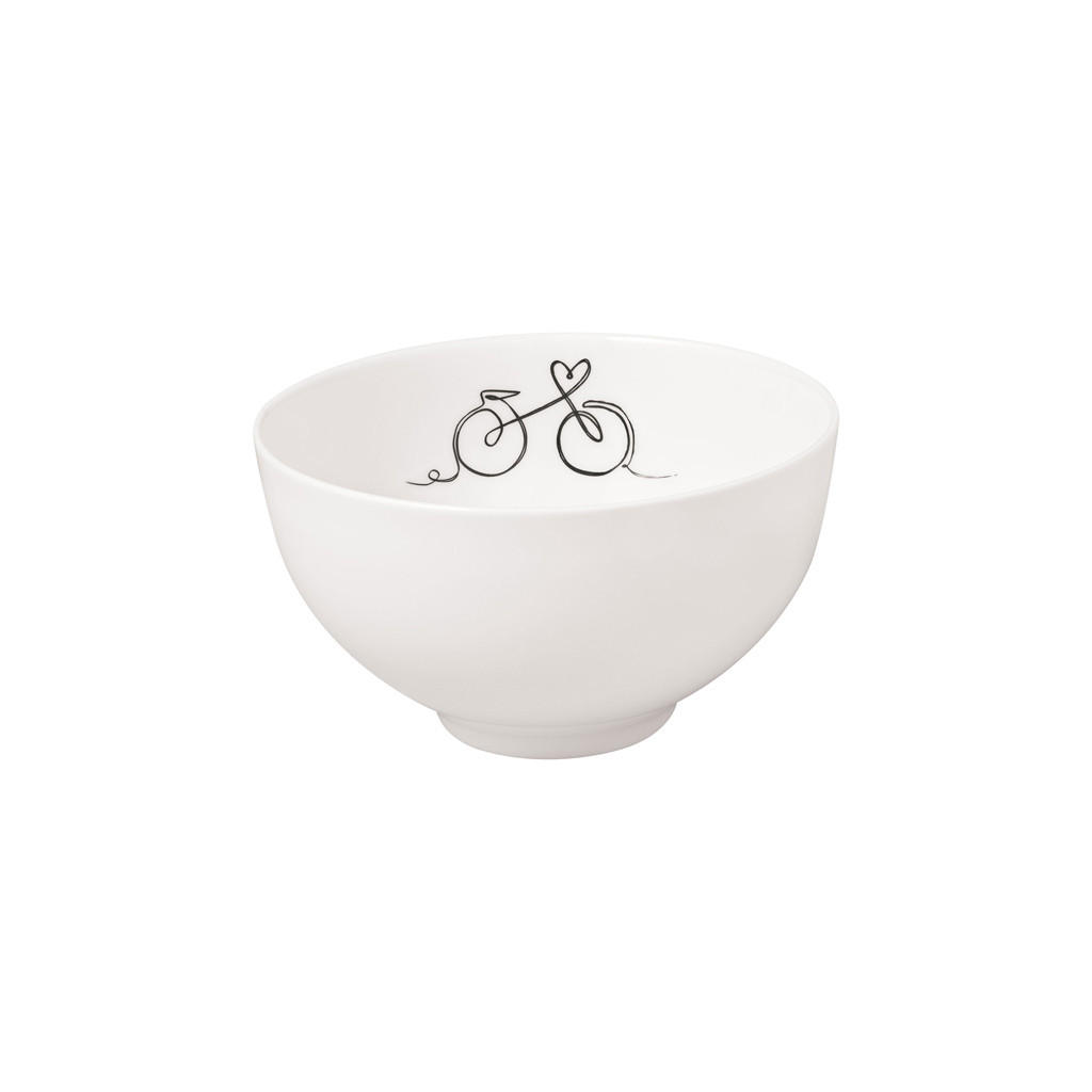 BOL FAMILY Statement Lines weiß ø 13,8 cm - Weiß, Keramik (13.8cm) - Villeroy & Boch