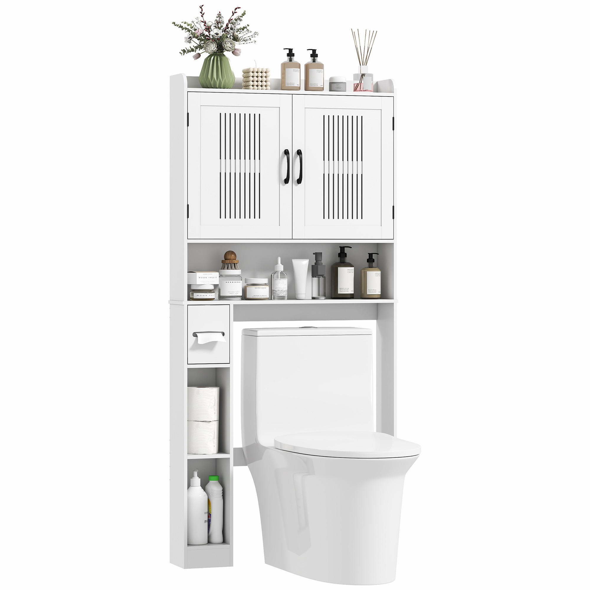 HÄNGESCHRANK Weiß 1 Stück - Weiß, Kunststoff (80/170/19.5cm) - GiPP